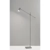 58" X 63" 3-way Collette Floor Lamp (Includes LED Light Bulb) Steel - Adesso
