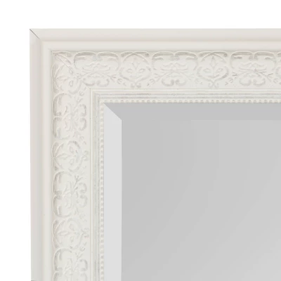 29" X 41" Alysia Framed Wall Mirror White - Kate And Laurel 4 29" X 41" Alysia Framed Wall Mirror White - Kate And Laurel - Image 2
