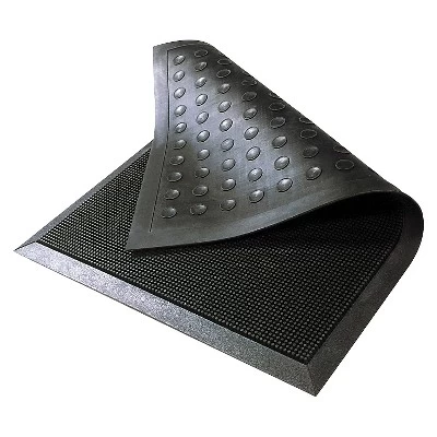 HomeTrax Rubber Brush Doormat - Black (24"x32") 7 HomeTrax Rubber Brush Doormat - Black (24"x32") - Image 5