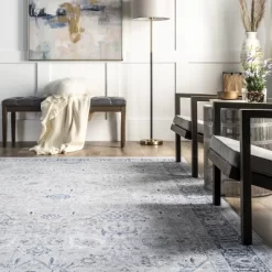 Lauren Liess X RugsUSA - Bayberry Vintage Machine Washable Area Rug -Home Decor Store GUEST 032aabe0 b73e 4bd7 874c 2b23886dd844