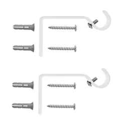 Kenney Newbury 5/8" Standard Decorative Window Curtain Rod