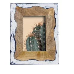 Varuna Wood And Resin Marbled Picture Frame - Foreside Home And Garden -Home Decor Store GUEST 06f794f8 520d 4293 a879 554c501d54bb