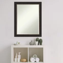Amanti Art Accent Bronze Narrow Petite Bevel Bathroom Wall Mirror 27.5 X 21.5 In. 13 Amanti Art Accent Bronze Narrow Petite Bevel Bathroom Wall Mirror 27.5 X 21.5 In. -Home Decor Store GUEST 08c75b62 5117 4d14 8556 f28765082c55