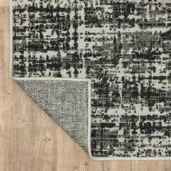 Trinity Distressed Abstract Patio Area Rug Black/Beige - Captiv8e Designs -Home Decor Store GUEST 0a06e5ac 80cf 4825 bbb3 4d1785aec745