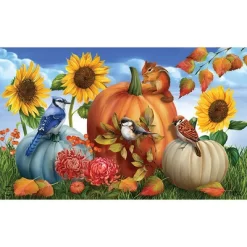 Fall Pumpkin Gathering Doormat 18" X 30" Indoor Outdoor Briarwood Lane -Home Decor Store GUEST 0d2cfdcb b243 459b 8663 73b3b23b3d8c