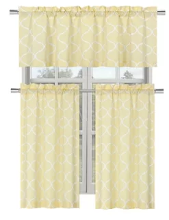 Kate Aurora Shabby Lattice Cotton Blend Kitchen Curtain Tier & Valance Set -Home Decor Store GUEST 0eaee347 7ba2 4fbc 92fc 0ad376041018