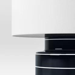 Glossy Table Lamp Navy And White (Includes LED Light Bulb) - Threshold™ 7 Glossy Table Lamp Navy And White (Includes LED Light Bulb) - Threshold™ -Home Decor Store GUEST 0f8f586d 58b0 484f 97b1 53b07fa26894