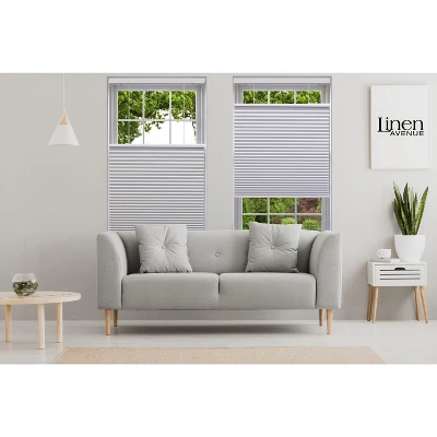 Linen Avenue Cordless Top Down Bottom Up Blackout Cellular Shade, White 6 Linen Avenue Cordless Top Down Bottom Up Blackout Cellular Shade, White - Image 4