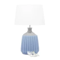 Coastal Ceramic Table Lamp Blue - Olivia & May 13 Coastal Ceramic Table Lamp Blue - Olivia & May -Home Decor Store GUEST 1497ee06 bfed 4b53 b3c8 85c714327622