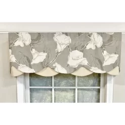 Calla Petticoat Valance 3in Rod Pocket Contrast Bottom Fabric 50in X 15in By RLF Home -Home Decor Store GUEST 15aea764 09ed 4fdf bc8f 0c957bc2852a