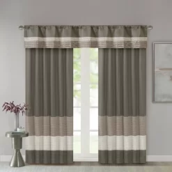 18"x50" Salem Polyoni Pintuck Window Valance - Madison Park -Home Decor Store GUEST 16a11eea c390 428a 9bba 712520be0be5