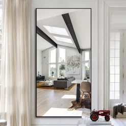 Bowen 71"×32" Rounded Corner Standing Mirror Aluminum Alloy Frame,Extra Large Oversized Floor Mirror,Full Length Mirror-The Pop Home -Home Decor Store GUEST 19f9a26e 3147 48bf a6b0 0a7b1a90616c