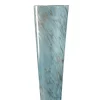 Modern Brushed Steel Urmila Floor Lamp Blue - StyleCraft