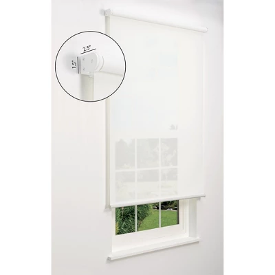 Linen Avenue Cordless 1% Solar Screen Standard Roller Shade, White, Fawn, And Sand 3 Linen Avenue Cordless 1% Solar Screen Standard Roller Shade, White, Fawn, And Sand