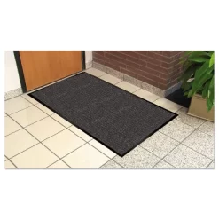 4'x6' Rectangle Solid Floor Mat Black - Guardian -Home Decor Store GUEST 1ef66e3a c990 4b8a a0df 8996d92b840d
