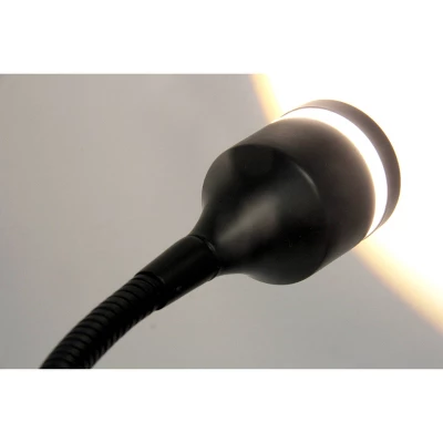 LED Prospect Clip Lamp Black (Includes LED Light Bulb) - Adesso 3 LED Prospect Clip Lamp Black (Includes LED Light Bulb) - Adesso