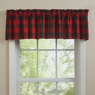 Park Designs Buffalo Check Valance 14" 3 Park Designs Buffalo Check Valance 14"