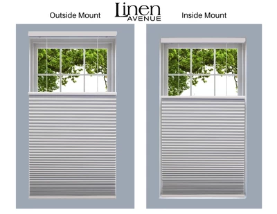 Linen Avenue Cordless Top Down Bottom Up Blackout Cellular Shade, White 5 Linen Avenue Cordless Top Down Bottom Up Blackout Cellular Shade, White - Image 3