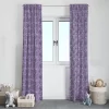 Bacati - Isabella Lilac Scroll Cotton Printed Single Window Curtain Panel -Home Decor Store GUEST 21bd0f18 dc8f 40be 89f6 f945a4de6c7f