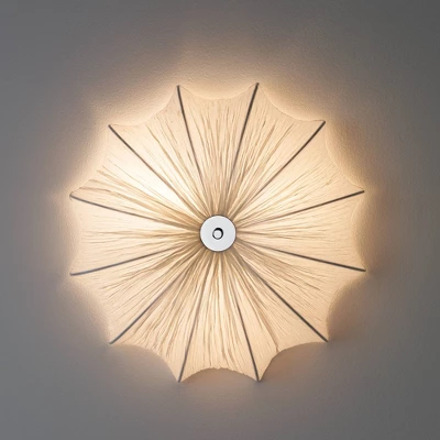 Possini Euro Design Planetarium Modern Ceiling Light Flush Mount Fixture 21" Wide Chrome 3-Light Ivory Fabric Scalloped Bowl For Bedroom Living Room 7 Possini Euro Design Planetarium Modern Ceiling Light Flush Mount Fixture 21" Wide Chrome 3-Light Ivory Fabric Scalloped Bowl For Bedroom Living Room - Image 5