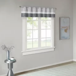 18"x50" Salem Polyoni Pintuck Window Valance - Madison Park -Home Decor Store GUEST 2283613f 3147 464c bdb1 54313fc04536