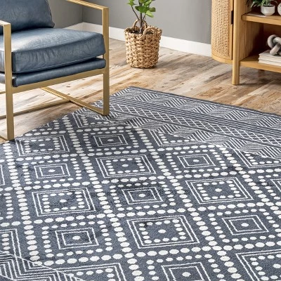 NuLOOM Phyllis Machine Washable Diamond Trellis Area Rug 10 NuLOOM Phyllis Machine Washable Diamond Trellis Area Rug - Image 8