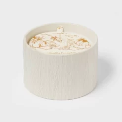 Textured Straight Side Ceramic Vanilla Pumpkin Candle White - Threshold™ 12 Textured Straight Side Ceramic Vanilla Pumpkin Candle White - Threshold™ -Home Decor Store GUEST 2513be30 c0ea 4d62 a566 9d1244b0e247