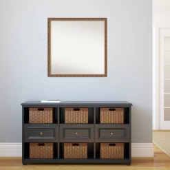 28" X 28" Non-Beveled Antique Bronze Wood Wall Mirror - Amanti Art 15 28" X 28" Non-Beveled Antique Bronze Wood Wall Mirror - Amanti Art -Home Decor Store GUEST 25bf5cf1 4132 4054 8228 d56e1abf7b0a