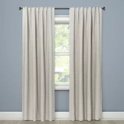 1pc Blackout Doral Window Curtain Panel Cream - Project 62™ -Home Decor Store GUEST 271584f6 fc16 4422 a313 52e0eb6cd363