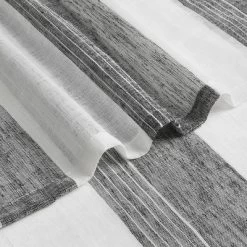 Trinity Semi Sheer Curtains Room Decorative Vertical Stripe Voile Grommet Faux Linen Textured Window Drapes, 2 Panels 13 Trinity Semi Sheer Curtains Room Decorative Vertical Stripe Voile Grommet Faux Linen Textured Window Drapes, 2 Panels -Home Decor Store GUEST 2ac4094f 5e7a 4553 b30d 7bd60f0dc083