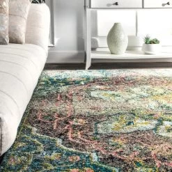 NuLOOM Santos Floral Medallion Area Rug -Home Decor Store GUEST 2ca4e736 4773 44dc 8803 f13208991e30
