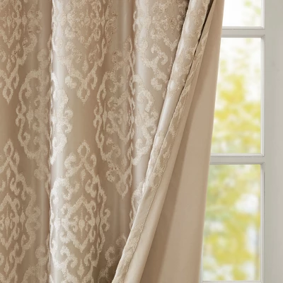 Azalea Knitted Jacquard Total Blackout Panel 6 Azalea Knitted Jacquard Total Blackout Panel - Image 4