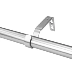 Decorative Drapery Curtain Rod With Crystal Square Finials Brushed Nickel - Lumi Home Furnishings -Home Decor Store GUEST 30f5ecb9 3e25 4d83 bcb1 88602cc6a7cc