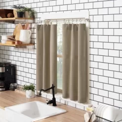 Martine Microfiber Semi Sheer Rod Pocket Kitchen Curtain Valance And Tiers Set - No. 918 15 Martine Microfiber Semi Sheer Rod Pocket Kitchen Curtain Valance And Tiers Set - No. 918 -Home Decor Store GUEST 310d5111 f349 411d 9815 296829cabffc
