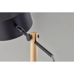 Dylan Floor Lamp Natural Wood/Black - Adesso -Home Decor Store GUEST 32f8e2bd 7673 4ce0 acd0 9b95aada0b58