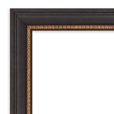 23" X 23" Beveled Ashton Black Wood Wall Mirror - Amanti Art 4 23" X 23" Beveled Ashton Black Wood Wall Mirror - Amanti Art - Image 2