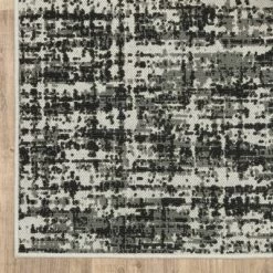 Trinity Distressed Abstract Patio Area Rug Black/Beige - Captiv8e Designs -Home Decor Store GUEST 33a48bfa 3de4 4acc 95ab 66b062e19c2a