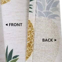 Trinity Pineapple Print Tier Small Half Window Curtains For Bathroom Kitchen Cafe -Home Decor Store GUEST 358b53df 9cc6 4928 a709 1bf82bf9f90f