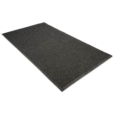 3'x10' Rectangle Solid Plastic Floor Mat Black - Guardian 4 3'x10' Rectangle Solid Plastic Floor Mat Black - Guardian - Image 2