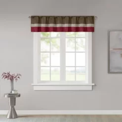 18"x50" Salem Polyoni Pintuck Window Valance - Madison Park -Home Decor Store GUEST 377e9cd0 0246 469a 84dd ba6087862ac9