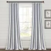 Home Boutique Farmhouse Stripe Yarn Dyed Eco-Friendly Recycled Cotton Window Curtain Panels Navy 42X108 Set -Home Decor Store GUEST 3db849a8 5ec9 4bf1 9db4 74ffb4716549