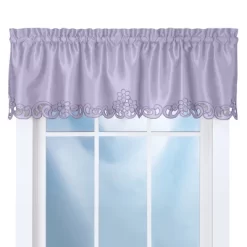 Collections Etc Elegance Scroll Embroidered Cut-Out Window Valance With Rod Pocket Top For Easy Hanging, 58" W X 13" L 16 Collections Etc Elegance Scroll Embroidered Cut-Out Window Valance With Rod Pocket Top For Easy Hanging, 58" W X 13" L -Home Decor Store GUEST 3dbbcfe6 0ad4 407e 8f97 c8237284cd94