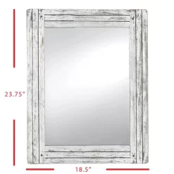 Rectangle Distressed Wood Frame Wall Mirror - Foreside Home & Garden 9 Rectangle Distressed Wood Frame Wall Mirror - Foreside Home & Garden -Home Decor Store GUEST 3fb5ebab b13b 4742 94f6 2f25bfb6424d