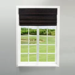 Radiance Newport 29-in Cordless Espresso Roman Shade