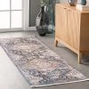 NuLOOM Addison Transitional Faded Medallion Fringe Area Rug 1 NuLOOM Addison Transitional Faded Medallion Fringe Area Rug -Home Decor Store GUEST 40d74aff 3b8f 4bc3 aa77 49a1b42408e0