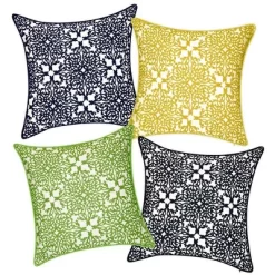 Plow & Hearth Indoor/Outdoor Embroidered Lacework Throw Pillow -Home Decor Store GUEST 40f92bcf 4df8 40bd 85f0 9c8fb9f5119b