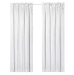 Kate Aurora Basic Faux Silk Rod Pocket Shimmery Sheer Single Window Curtain Panel -Home Decor Store GUEST 41343024 9151 42c1 b5da 1392e306acdc