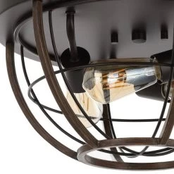 15.75" 3-Light Lyla Rustic Farmhouse Iron LED Flush Mount Wood Finished/Oil Rubbed Bronze - JONATHAN Y 18 15.75" 3-Light Lyla Rustic Farmhouse Iron LED Flush Mount Wood Finished/Oil Rubbed Bronze - JONATHAN Y -Home Decor Store GUEST 4282212e 67a7 4739 bc57 969c5c5abb54