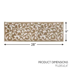 Sussexhome Leaves Collection Non-Slip Carpet Stair Treads, 9" X 28" 15 Sussexhome Leaves Collection Non-Slip Carpet Stair Treads, 9" X 28" -Home Decor Store GUEST 43720a63 db14 41ca 81c5 a3c4beaed99b