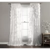 Home Boutique Riley Window Curtain Panel White Single 54x95 -Home Decor Store GUEST 4522c746 5a48 43af 9e49 6e6645ff4278